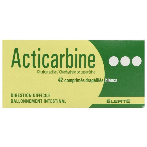 ACTICARBINE COMPRIME ENROBE B/42