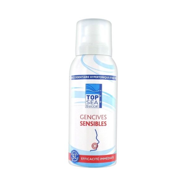 TOP SEA BUCCAL GENCIVES SENSIBLES Gel buccodentaire hypertonique d'eau de mer, fl 75 ml