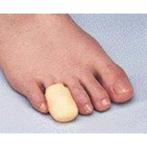 PODOREX BONNET D'ORTEIL Bonnet d'orteil en mousse de latex gainée Perlon, petit, diamètre 12 mm (ref. 507310), unité