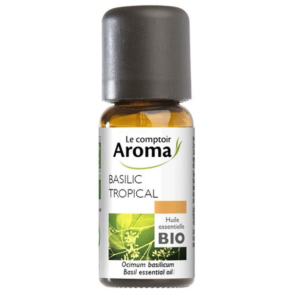 Comptoir Aroma Huile Essentielle Basilic Tropical Bio Flacon 10 Ml 1