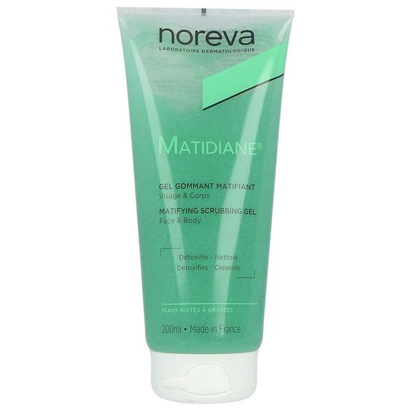 Noreva Matidiane Gel Nettoyant Gommant 200 ml