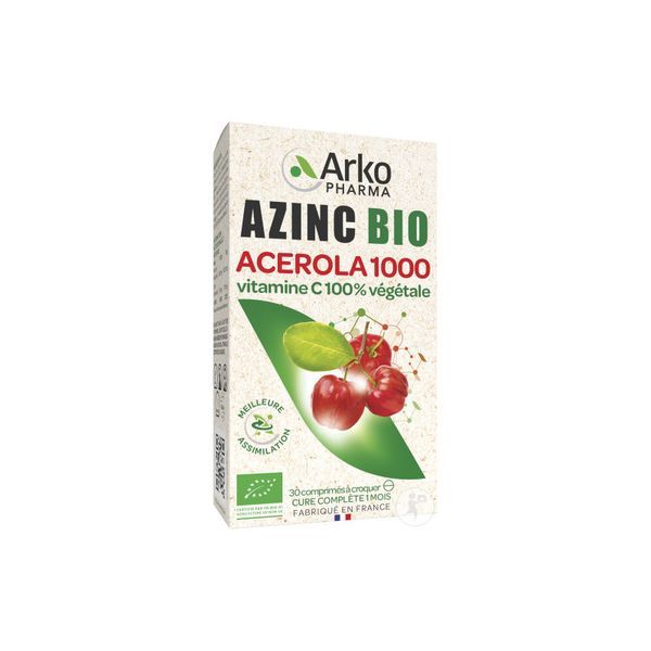 Azinc Veg Acerola 1000 Bio *30