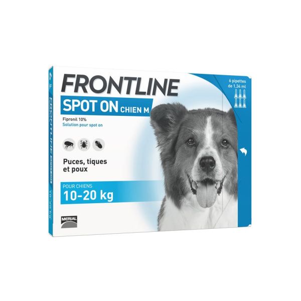 Frontline Spot-On Chien M (Pipette A Embout Secable) 1,34 Ml 6