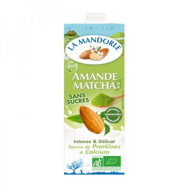 La Mandorle - Lait d'amande Matcha BIO - 1 litre
