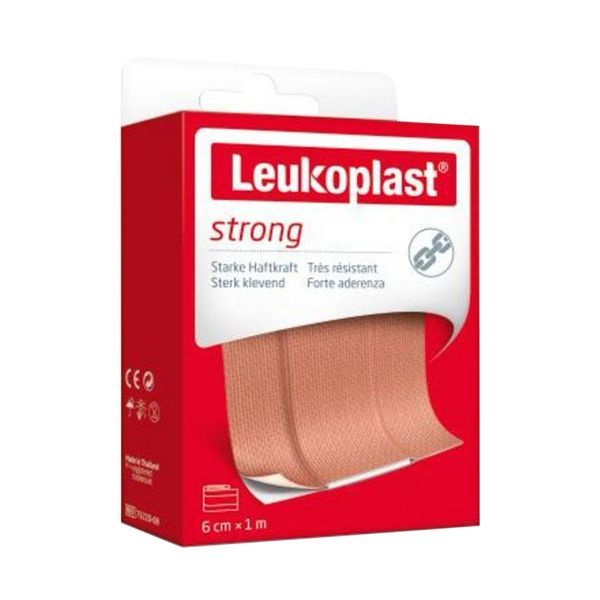 LEUKOPLAST STRONG Pansement prédécoupé, adhésif, tissé, taille assortie, bt 20