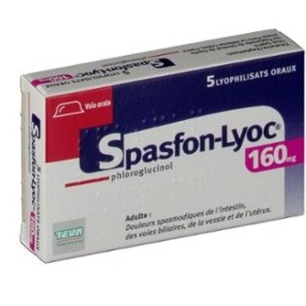 Spasfon Lyoc 160 Mg (Phloroglucinol Dihydrate) Lyophilisats Oraux B/5