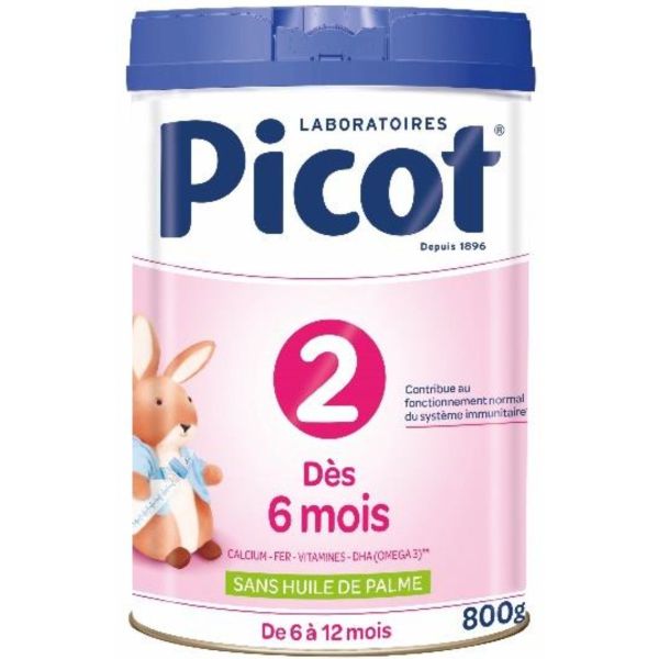 Picot lait 6-12mois 800g