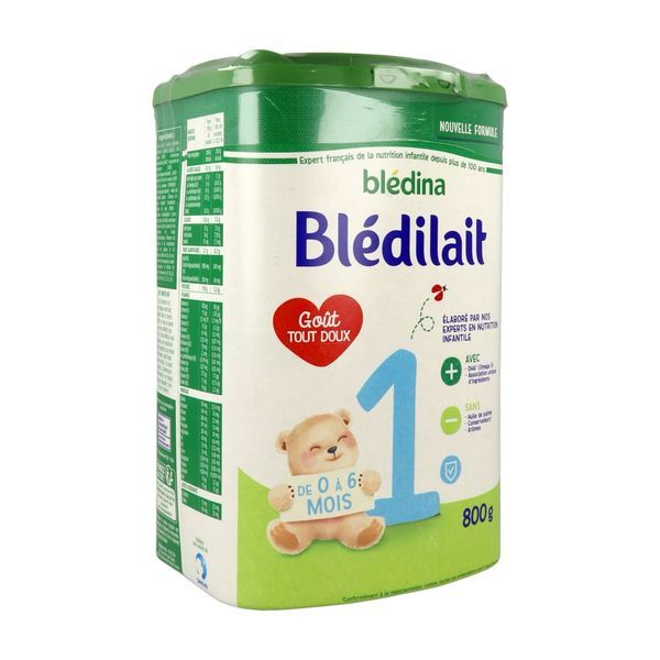 BLEDILAIT 1 Lait pour nourrisson 1er âge, bt 800 g