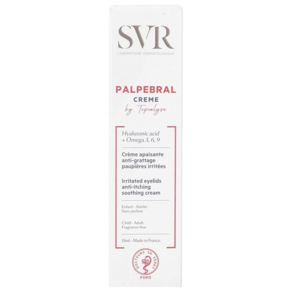 Svr Topialyse Palpebral Creme Apaisante Anti Grattage Paupieres Irritees 15Ml