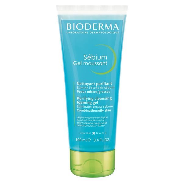 Gel Moussant Nettoyant Purifiant 100Ml Sebium Bioderma