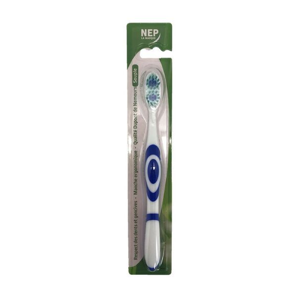 Nepenthes Brosse A Dents Adultes Jaune/Bleu/Rouge Souple 1