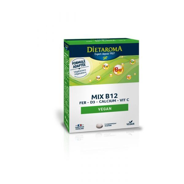 Dietaroma Mix B12 vegan - 60 comprimés