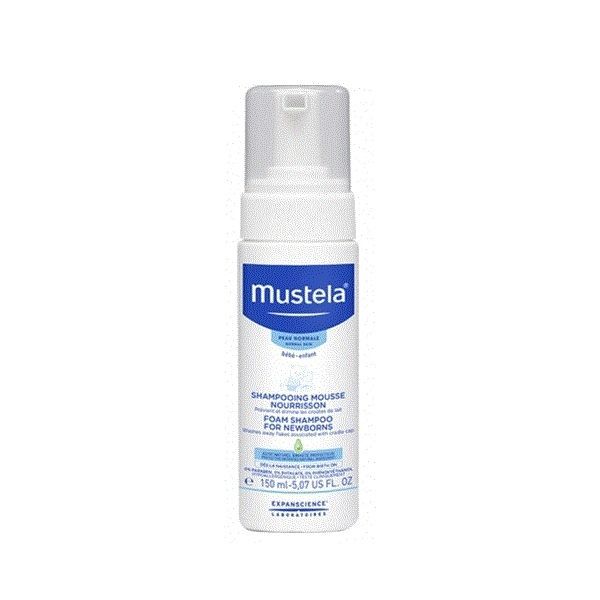 MUSTELA Shampooing mousse nourrisson special croute de lait 150ml