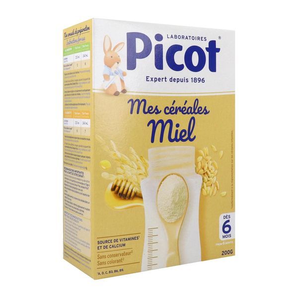 PICOT MES CEREALES MIEL POUDRE BOITE 200 G 1