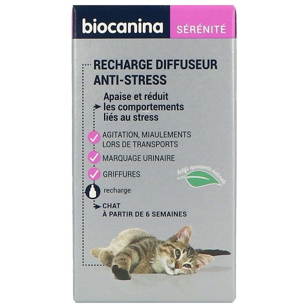 Biocanina Recharge Diffuseur Anti-Stress Chat 45 ml