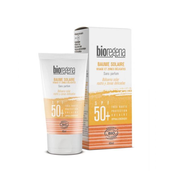 Bioregena Baume solaire SPF 50+ BIO - tube 40 ml