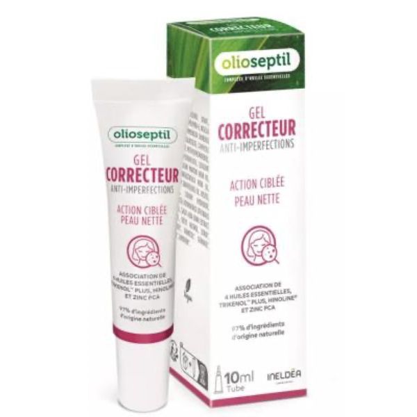 OLIOSEPTIL GEL CORRECTEUR ANTIIMPERFECTIONS Gel correcteur anti-imperfections, tube 10 ml