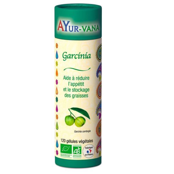 Ayur-vana Garcinia Extrait à 60% de HCA BIO - 120 gélules végétales