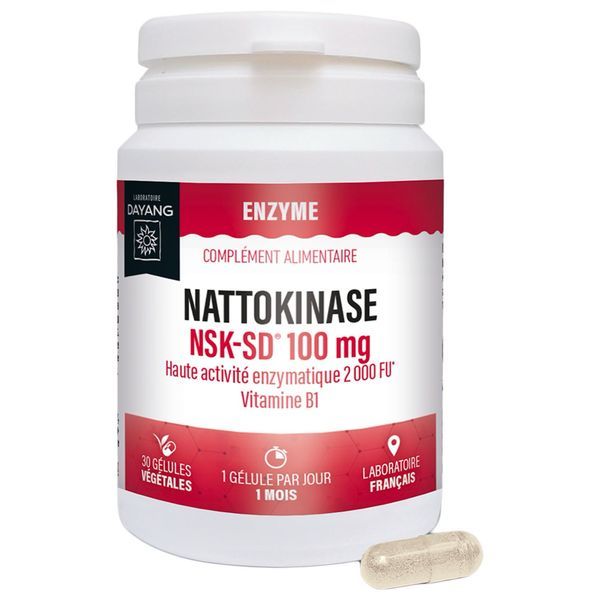 Dayang Nattokinase 100 Mg Gelule Flacon 30