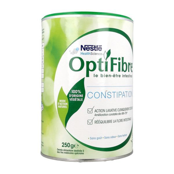 OPTIFIBRE CONSTIPATION Denrée alimentaire destinée à des fins médicales spéciales, bt 250 g