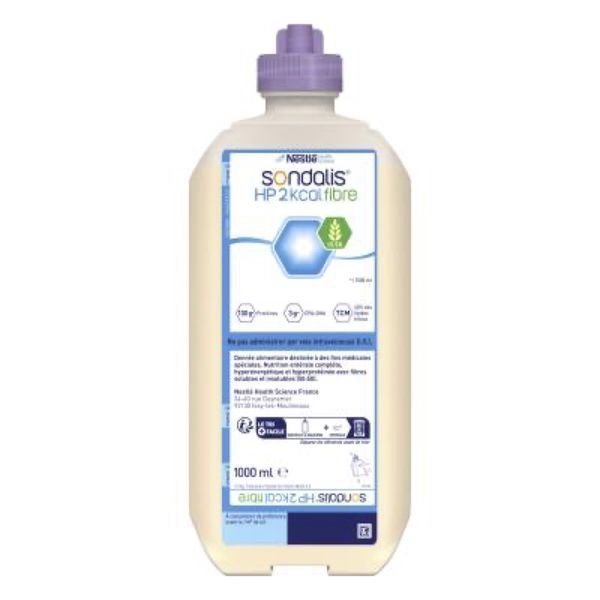 SONDALIS HP 2 KCAL FIBRE Denrée alimentaire destinée à des fins médicales spéciales, poche 500 ml