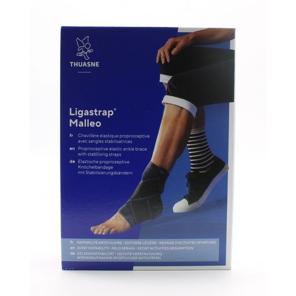 Ligastrap Malleo V2 - Chevillere Ligamentaire Gris T1 1