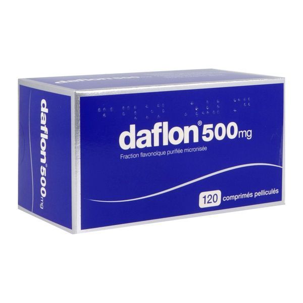 DAFLON 500 MG COMPRIME PELLICULE B/120
