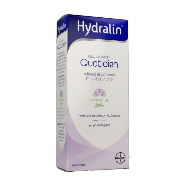 HYDRALIN QUOTIDIEN GEL LAVANT Gel lavant quotidien à l'extrait de lotus pour usage intime, fl 400 ml