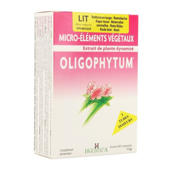 OLIGOPHYTUM LI Microcomprimé sublingual, complément alimentaire à base de lithium, boîte 300