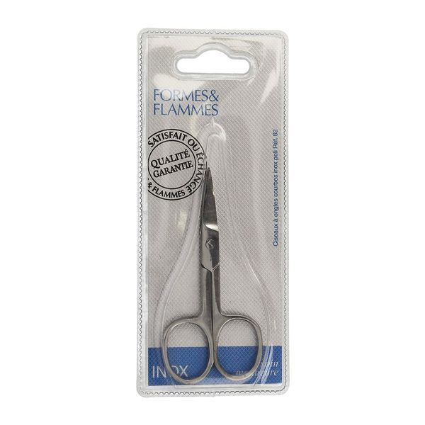 Formes Et Flammes Ciseaux Ongles Courbes Inox 1