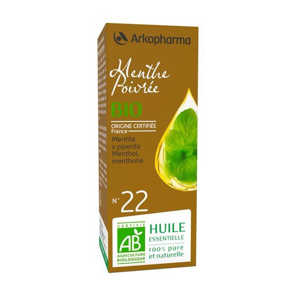 Arkoessentiel Huile Essentielle Menthe Poivree Bio Premium Flacon 10 Ml 1
