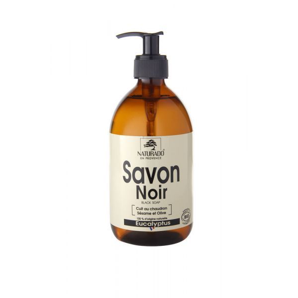 Naturado Savon liquide noir eucalyptus BIO - 500 ml