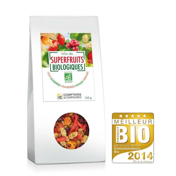 Comptoirs et Compagnies Mix de superfruits BIO - 125 g