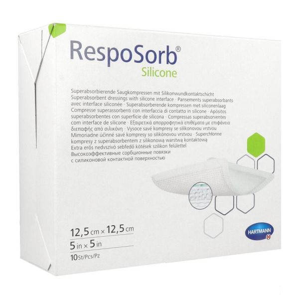 Panst RESPOSORB Silicone 12,5x12,5cm  Bte 10