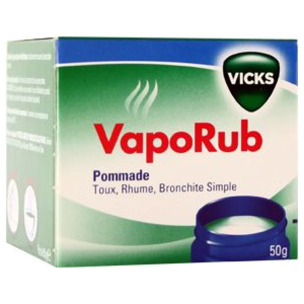 Vicks Vaporub Pommade 1 Pot(S) Polypropylene De 50 G Avec Fermeture De Securite Enfant