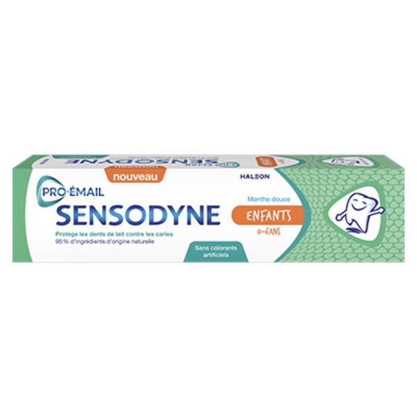 SENSODYNE PRO - EMAIL DENTIFRICE ENFANT Dentifrice fluoré, goût menthe douce, tube 50 ml