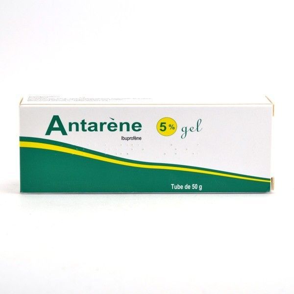 ANTARENE 5 % (ibuprofène) gel 100 g en tube
