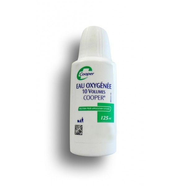 EAU OXYGENEE 10 VOLUMES COOPER 125ML - plaie et soin des dents