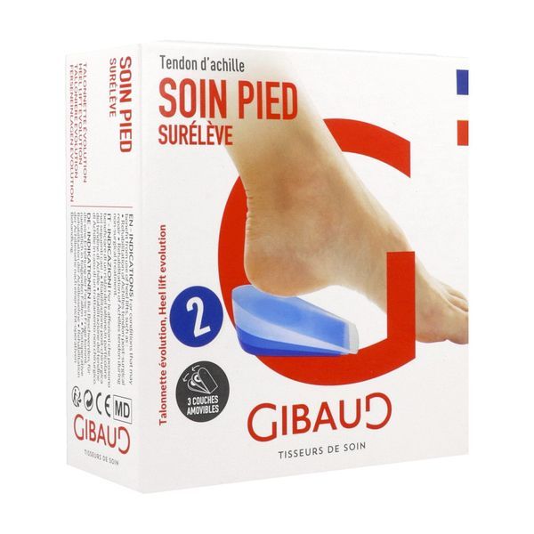 VISCOGIB EVOLUTION Talonnette de surélévation pour le tendon d'Achille, taille 2, unité