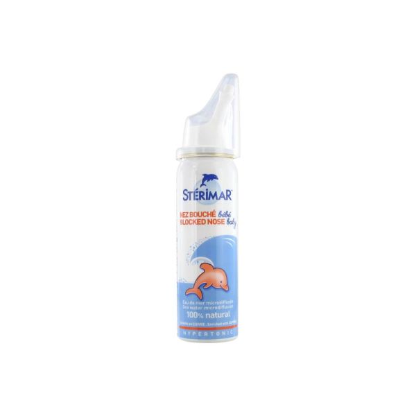 Spray hypertonique hygiène du nez bébé de Stérimar - Nez bouché