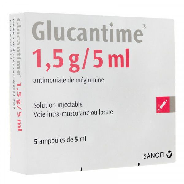 Glucantime 1,5 G/5 Ml (Antimoniate De Meglumine) Solution Injectable 5 Ml Ampoule B/5
