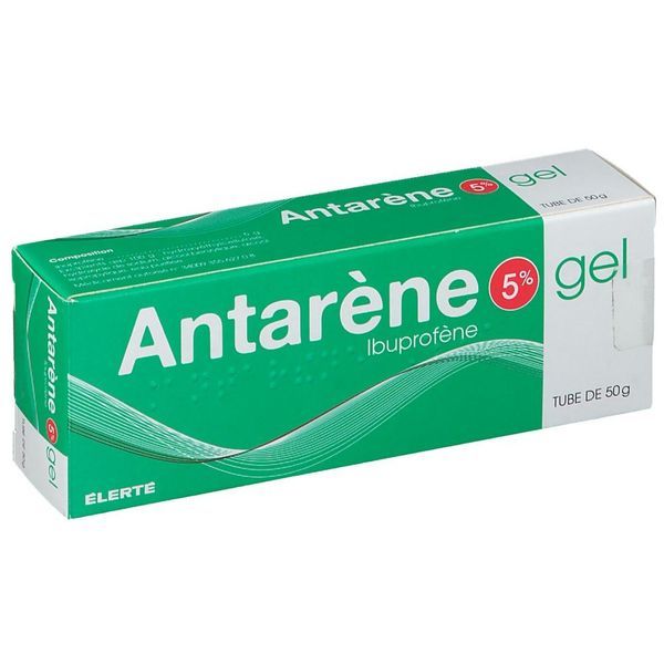 ANTARENE 5 % (ibuprofène) gel 50 g en tube