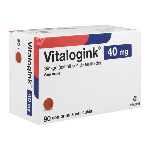 VITALOGINK 40 MG COMPRIME PELLICULE B/90
