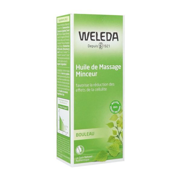 Weleda Huile de Massage Minceur au Bouleau - flacon pompe 100 ml