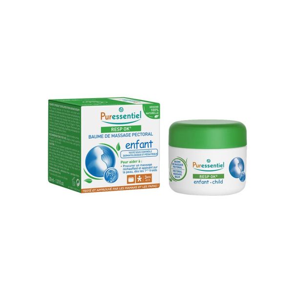 Puressentiel Resp OK Baume de Massage Pectoral Enfant 60 ml