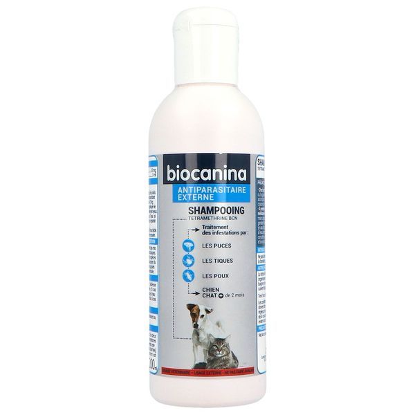 Biocanina Shampooing pour Chien et Chat 2 Mois et + 200 ml