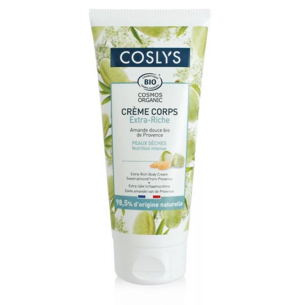 Coslys Crème corps extra riche Amande douce BIO - 200 ml