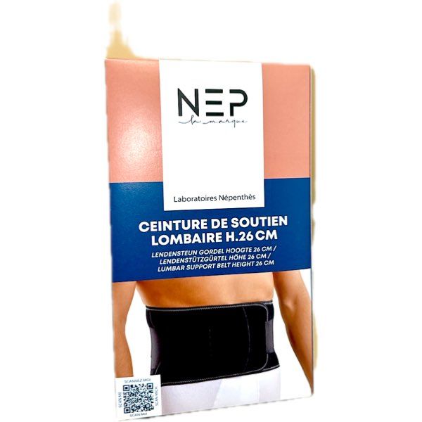 Ceinture Lombaire H26Cm T1 Noir Nep