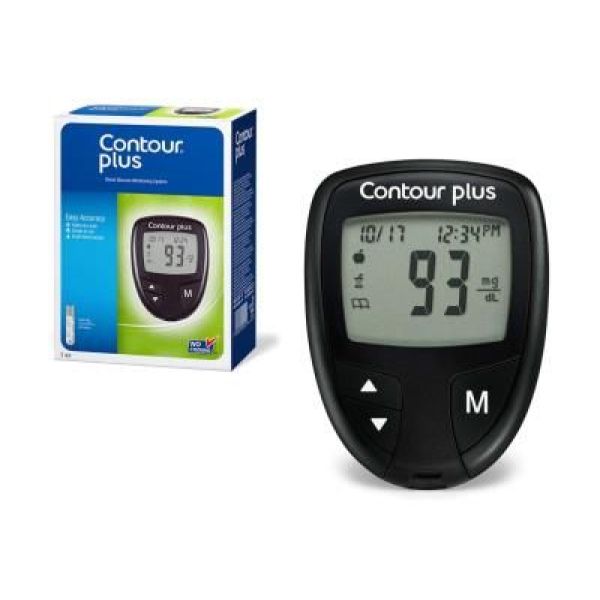 Contour Plus Set D'Autosurveillance De La Glycemie : Lecteur+Autopiqueur+10 Lancette+10 Bd 1