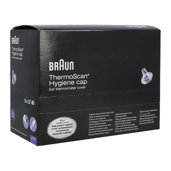 BRAUN THERMOSCAN EMBOUT LF 40 Couvre sonde de rechange pour thermomètre auriculaire Thermoscan, blister 40